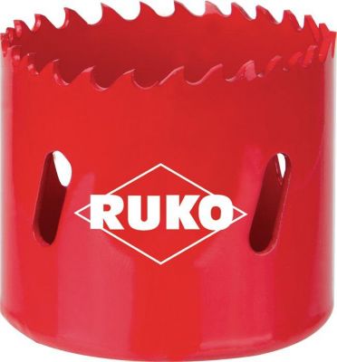 RUKO Lochsäge HSS-Bi-Metall, Ø 25 mm, Schnitt-Tiefe 38 mm, variable Zahnung, für Metall und Holz