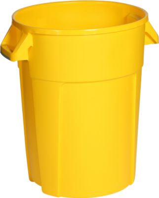 Rundbehälter, lebensmittelecht, 85 l, gelb