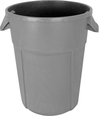 Rundbehälter, lebensmittelecht, 85 l, grau