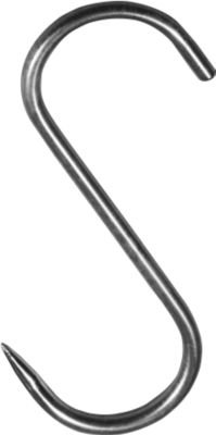 S-Haken, Edelstahl, 5 Stück