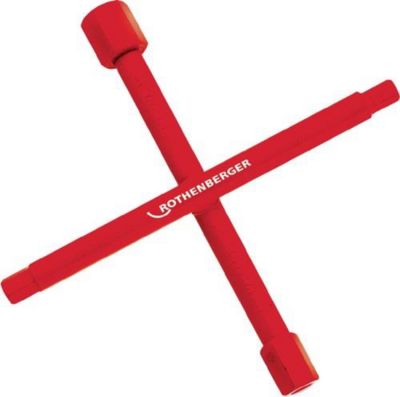 Sanitärkreuzschlüssel 200x200mm m.Multifunktion ROTHENBERGER