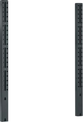 Schäfer Shop Pure Aufbausäulen, H 1035 mm, für Arbeitstische AST31, pulverbeschichtet, ESD-leitfähig, anthrazit RAL 7016, 2 Stück