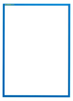 Schäfer Shop Pure Magnetrahmen SSI Standard, A3 Hochformat, blau, 5 Stück
