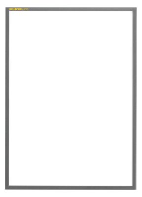 Schäfer Shop Pure Magnetrahmen SSI Standard, DIN A3, grau, 5 Stück