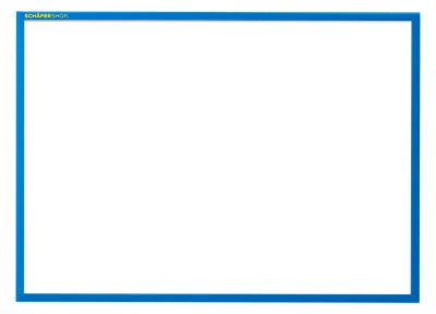 Schäfer Shop Pure Magnetrahmen SSI Standard, DIN A3 quer, blau, 5 Stück