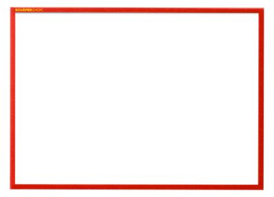 Schäfer Shop Pure SSI Magnetrahmen Standard, DIN A4 Querformat, 5 Stück, rot