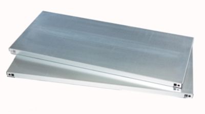 Schäfer Shop Select Fachboden, für Materialschränke mit einer Breite von 1200 mm, bis 100 kg, B 1200 x T 500 mm, verzinkter Stahl, silber