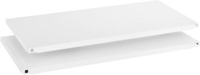 Schäfer Shop Select Fachboden MS, 2 Stück, B 800 x T 360 x H 25 mm, Stahl, RAL 7012 Basaltgrau