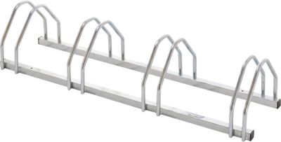 Schäfer Shop Select Fahrradständer, 1-seitig, für 4 Fahrräder, 2 x für Reifenbreite 55 mm + 2 x für Reifenbreite 70 mm, B 330 x T 1170 x H 250 mm, Stahl