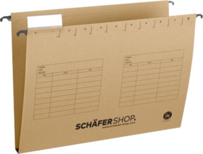 Schäfer Shop Select Hängesammler, Öffnung seitlich, für Formate bis DIN A4, 20 mm Breit