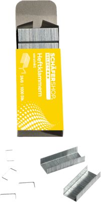 Schäfer Shop Select Heftklammern, Typ 24/6, 1000 Stück
