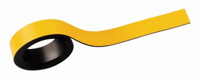 Schäfer Shop Select Magnetstreifen, beschriftbar, 2 Stück, L 1000 x B 20 mm, gelb