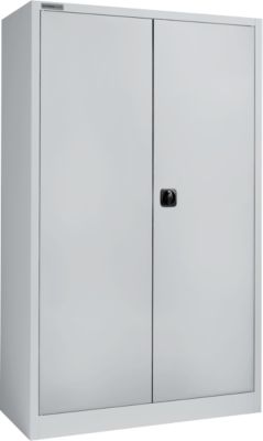 Schäfer Shop Select Materialschrank MSI 2512 S, B 1200 x T 500 x H 1935 mm, weissaluminium/weissaluminium