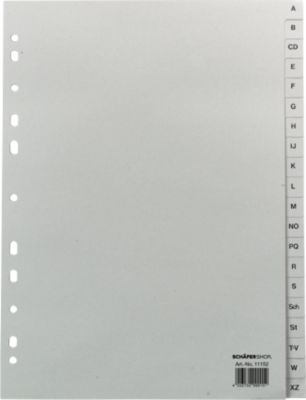 Schäfer Shop Select Recycling-Register DIN A4, 20-tlg. A-Z, einzeln