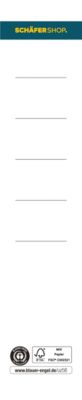 Schäfer Shop Select Rückenschild, Rückenbreite 50 mm, selbstklebend, 10 Stück