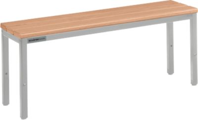 Schäfer Shop Select Sitzbank, für Umkleideräume, B 995 x T 310 x H 415 mm, lichtgrau