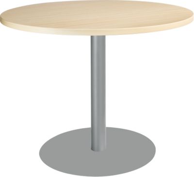 Schäfer Shop Select Tisch mit Tellerfuß, ø 1000 x H 717 mm, Ahorn