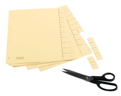 Schäfer Shop Select Trennblätter 1-10, DIN A4-Format, blanko, 100 Stück