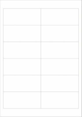 Schäfer Shop Select Universal-Etiketten, 97,0 x 42,3 mm, Permanentkleber, 1200 Stück