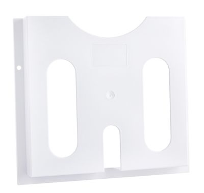 Schaltplantasche Eichner, A4, V-Öffnung, Fülltiefe 30 mm, selbstklebend/zum Anschrauben, B 240 x T 30 x H 320 mm, Polystyrol, RAL 7035, 25 Stück