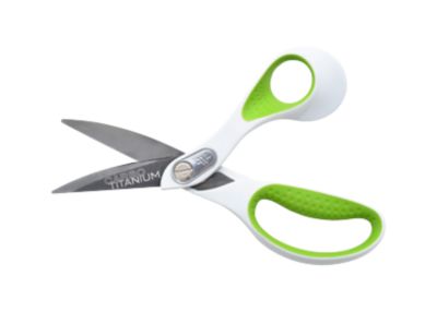 Schere Carbo Titanium, Stahl rostfrei, antihaftbeschichtet, für Rechtshänder, L 214 mm