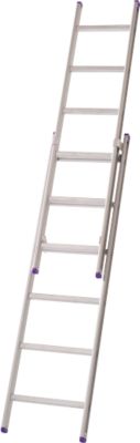 Schiebeleiter ohne Seilzug, Lila-Serie, 8 Stufen
