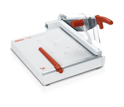 Schneidemaschine IDEAL 1138, für bis zu 50 Blatt, Schnittlänge 385 mm, B 381 x T 575 x H 260 mm