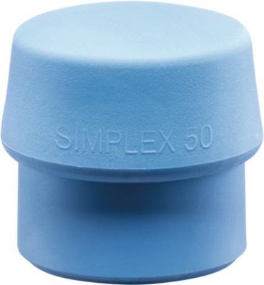 Schonhammerkopf SIMPLEX Kopf-Ø 40mm TPE-soft blau weich HALDER