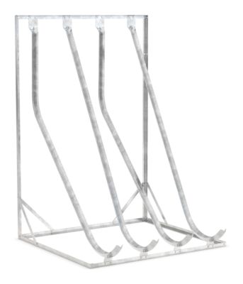 Schräghochparker WSM, 1-seitig, für Reifen bis B 60 mm, B 1400 x T 1467 x H 2010 mm, Stahl verzinkt, 4 Einhängeplätze