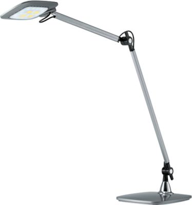 Schreibtisch-Lampe LED E-Motion, mit Sensorschaltung, 3 Farbtemp., silber