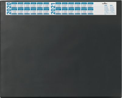 Schreibunterlage mit Kalender, schwarz