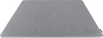 Schreibunterlage Sigel Eyestyle, B 600 x T 450 x H 7 mm, wasserabweisend, Textiloberfläche aus Recycling-PET, hellgrau/schwarz