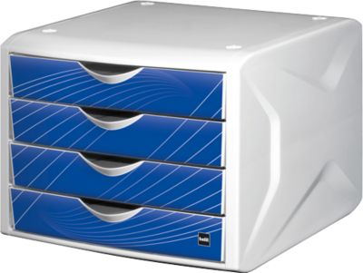 Schubladenbox "Chameleon" blau