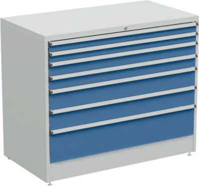 Schubladenschrank, 7 Schubladen, B 1330 x T 715 x H 1100 mm