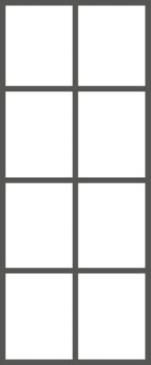 Schuifladenindeling SE 5142, acht delen, D 500 x B 225 x H 206 mm