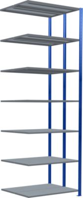SCHULTE Lagertechnik - Boutloze dubbele stapelbak type 150 - 3000x1000x2x400 mm 2x7 schappen