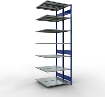 SCHULTE Lagertechnik - Boutloze dubbele stapelbak type 150 - 3000x1000x2x500 mm 2x7 schappen