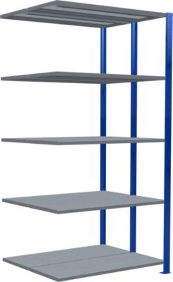 SCHULTE Lagertechnik - Dubbel legbordstelling. Type 250 kg - 2000x1000x2x400 mm, 10 schappen