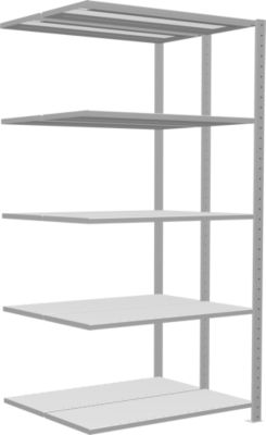 SCHULTE Lagertechnik - Dubbel legbordstelling. Type 250 kg - 2000x1000x2x400 mm, 10 schappen
