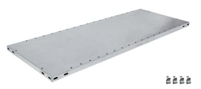 SCHULTE Lagertechnik Tablette supplémentaire MULTIPlus 150, 750x300 mm, rebord de 25 mm, avec 4 supports de tablette