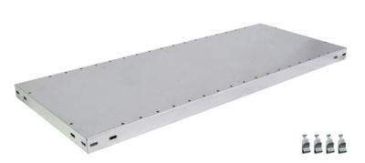 SCHULTE Lagertechnik Tablette supplémentaire MULTIPlus 250, 750x 300 mm, rebord de 40 mm, avec 4 supports de tablette