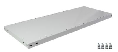 SCHULTE Lagertechnik Tablette supplémentaire MULTIPlus 250, 750x300 mm, rebord de 40 mm, avec 4 supports de tablette