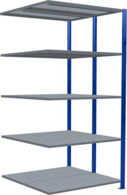 SCHULTE Technique de Stockage - Double montage enfichable. Type 250 kg - 2000x1000x2x500 mm, 10 tablettes