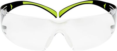 Schutzbrille 3M SecureFit 400, EN 166:2001, UVA/UVB/UVC-resistent, Bügeldruckverteilung, verstellbare Nasenpolster, beschichtet, Polycarbonatglas, klar