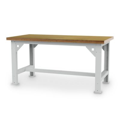 Schwerlasttisch Bedrunka+Hirth, höhenverstellbar, bis 1000 kg, Buche-Multiplex-Arbeitsplatte, , B 1000 x T 750 x H 734-1084 mm