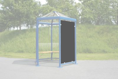 Seitenwand für Sechseck-Raucherpavillon Paris