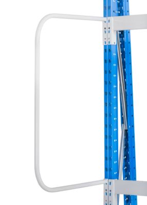 Séparateur en tige de fer vertical, extrémité gauche