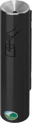 Sicherheits-Wandascher H30, schwarzgrau RAL 7021