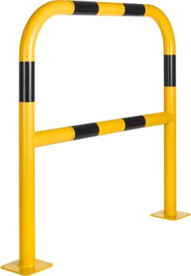 Sicherheitsgitter, zum Aufdübeln, L 1000 mm, gelb/schwarz