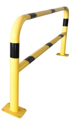 Sicherheitsgitter, zum Aufdübeln, L 2000 mm, gelb/schwarz